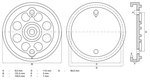 Rubber Pad for Auto Lifts Ø 120 mm