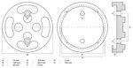 Rubber Pad for Auto Lifts Ø 120 mm