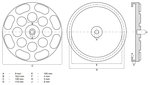 Rubber Pad for Auto Lifts Ø 120 mm