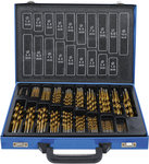 170-piece Twist Drill Set, HSS, Titanium Coated