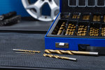 170-piece Twist Drill Set, HSS, Titanium Coated