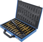 170-piece Twist Drill Set, HSS, Titanium Coated