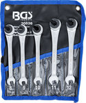 Ratchet Combination Wrench Set open 5 pcs