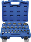 Socket Set, 12-point 12.5 mm (1/2) Drive 8 - 36 mm 21 pcs