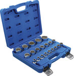 Socket Set, 12-point 12.5 mm (1/2) Drive 8 - 36 mm 21 pcs