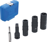 Special Impact Double-Sided Socket Set / External Hexagon & Screw Extractors 17 - 19 - 21 mm (1/2) 3-tlg