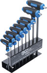 9-piece T-Handle Wrench Set, T-Star, T10 - T50