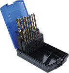 Twist Drill Set HSS-G M35 Cobalt Steel 1 - 10 mm 19 pcs