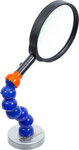 Magnifier with Flexible Arm and Magnetic Foot