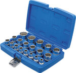 Socket Set, Gear Lock 12.5 mm (1/2) drive 19 pcs