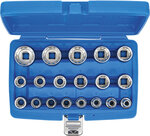 Socket Set, Gear Lock 12.5 mm (1/2) drive 19 pcs