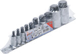 Bit Socket Set | extra short | internal Hexagon 4 - 19 mm | 10 pcs.