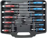 Screwdriver set PZ and slot 12-piece