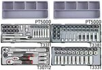 Black jumbo Tool Trolley with 8 drawers and 437-piece tools