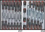 Black 8-drawer tool trolley with 376 tools