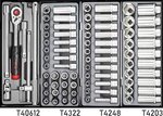 Red 8-Drawer Tool Carrier with 376 Tools