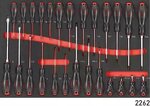 Black 8-Drawer Tool Carrier with 326 Tools (EVA)