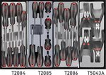 Red 8-Drawer Tool Carrier with 303 Tools