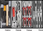 Red 8-Drawer Tool Carrier with 303 Tools