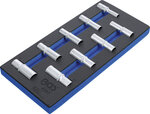 Tool Tray 1/3: Sockets, Hexagon 12.5 mm (1/2) 10 - 24 mm deep 9 pcs.