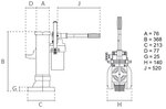 Hydarulic machine lifter 5 tons