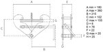 Beam clamp 2 tons