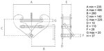 Beam clamp 5 tons