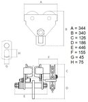 Hara Chain Hoist 3 tonne 2,5 meter operating height