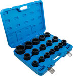 Impact Socket Set 20 mm (3/4) Drive 19 - 55 mm 17 pcs