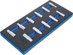 Tool Tray 1/3: Sockets, Hexagon (3/8) 8 - 19 mm 11 pcs