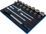 Socket Set 20 mm (3/4) Drive 21 pcs