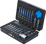 Screw Extractor Set for Internal Hexagon 1.5 - 10 mm / T-Star (for Torx) T10 - T55 19 pcs