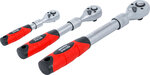 Reversible Ratchet Set extendable (1/4) - (3/8) - (1/2) 3 pcs