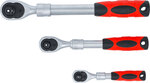 Reversible Ratchet Set extendable (1/4) - (3/8) - (1/2) 3 pcs