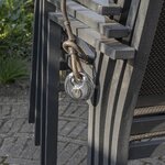 Disc lock 70mm 2 pieces keyed alike