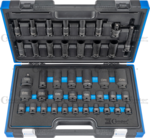 Impact Socket Set 41-pcs 1/2, CrMo hex 8-32 mm