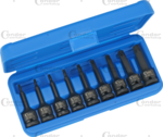 Impact Socket Bit Set 9-pcs 1/2 tx-star T20-60