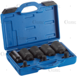 Drive Shaft Socket Set 8-pcs 1/2 CRMO bi-hex + hex