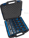Crow Foot Wrench Set 32-pcs 2/3+3/8+1/2+3/4