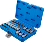 Bit Socket Set 6.3 mm (1/4) / 12.5 mm (1/2) Drive internal Hexagon 18 pcs