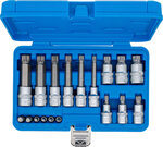 Bit Socket Set 6.3 mm (1/4) / 12.5 mm (1/2) Drive Spline (for XZN) 18 pcs