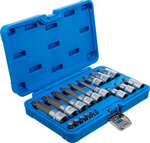 Bit Socket Set 6.3 mm (1/4) / 12.5 mm (1/2) Drive Spline (for XZN) 18 pcs