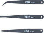 Plastic Tweezers Set 3 pcs