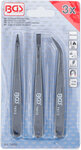 Plastic Tweezers Set 3 pcs