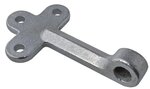Flap hook no. 0 left 140mm with screw-on eye