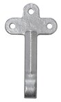 Flap hook no. 0 right 140mm with screw-on eye