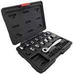 Socket set 1/4, 25-piece