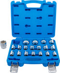 Socket Set, Hexagon (1/2) Drive 8 - 32 mm 19 pcs