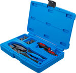 Crimping Pliers and Terminal Tool Kit with 2 Pairs of Jaws