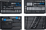 Socket Set Hexagon (1/4) / (3/8) / (1/2) Metric and Inch Sizes 300 pcs